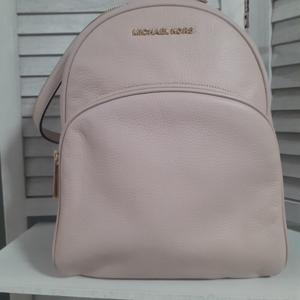 Michael Kors blush pink backpack NWT